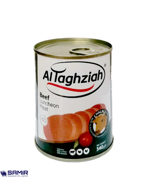 Al Taghziah Mortadella Beef round – 340G Box20